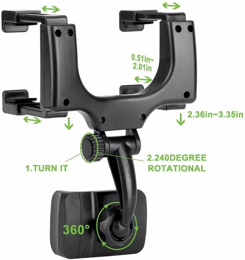 Cell Phone Holder 360 | 360° Rotating Car Phone Mount 🚗